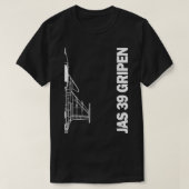 JAS 39グリンペン Tシャツ (デザイン正面)