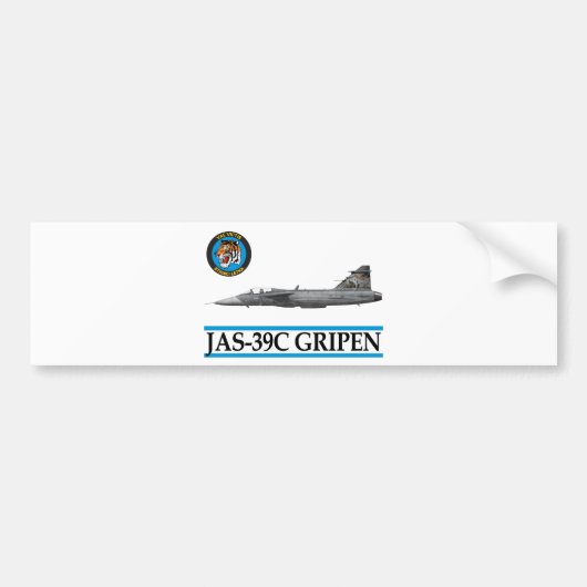 jas-39 Gripen NTM 2009年 バンパーステッカー (正面)