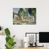 Jas de Bouffan The Pond – ポールセザンヌ- c1876 ポスター (ホームオフィス)