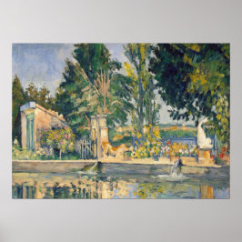 Jas de Bouffan The Pond – ポールセザンヌ- c1876 ポスター