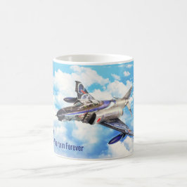 JASDF F-4EJ Phantom Forever コーヒーマグカップ