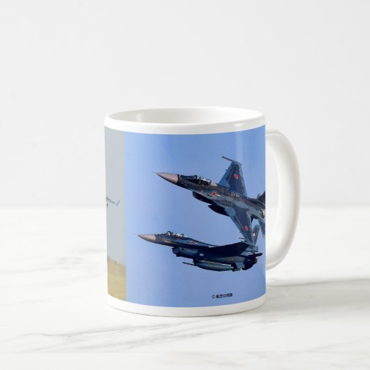 JASDF Mitsubishi F-2 コーヒーマグカップ (正面右)