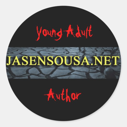 Jasen Sousa.Netラウンドステッカー ラウンドシール (正面)