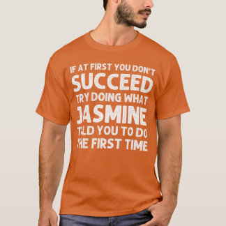 JASMINE 名前入り バースデー おもしろ クリスマス Tシャツ