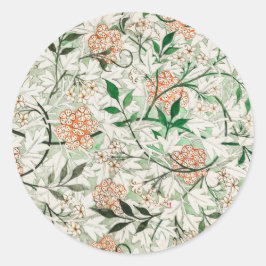 Jasmine by William Morris ラウンドシール