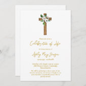 Jasmine Cross Celebration of Life Funeral 招待状 (正面/裏面)