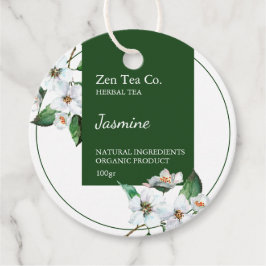Jasmine Herbal Tea Business Tag フェイバータグ