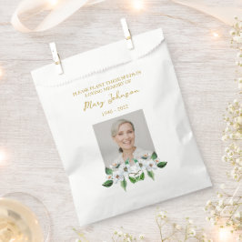 Jasmine Seed Packet Memorial Funeral Favor Bag フェイバーバッグ