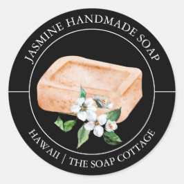 Jasmine Soap label ラウンドシール