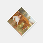 Jasmine the Horse (by Algernon Talmage) スタンダードカクテルナプキン (角)