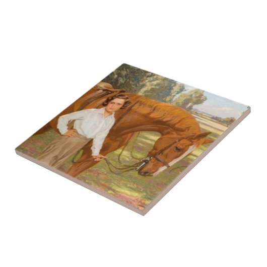 Jasmine the Horse (by Algernon Talmage) タイル (側面)