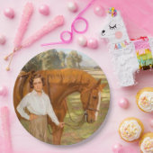 Jasmine the Horse (by Algernon Talmage) ペーパープレート (パーティー)