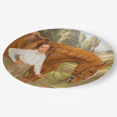 Jasmine the Horse (by Algernon Talmage) ペーパープレート (アングル)