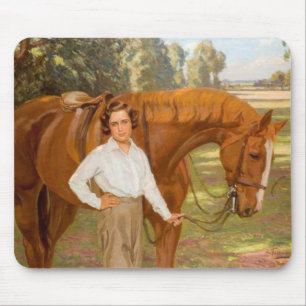 Jasmine the Horse (by Algernon Talmage) マウスパッド