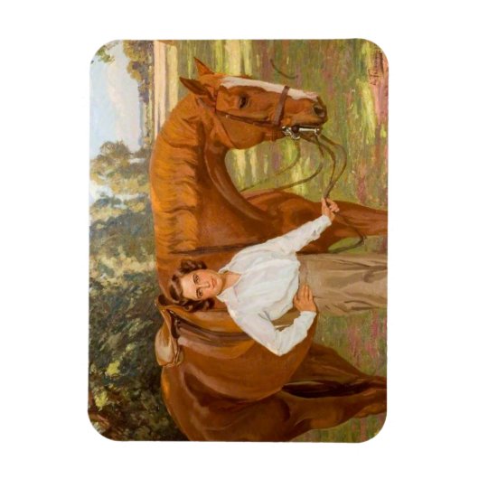 Jasmine the Horse (by Algernon Talmage) マグネット (縦)