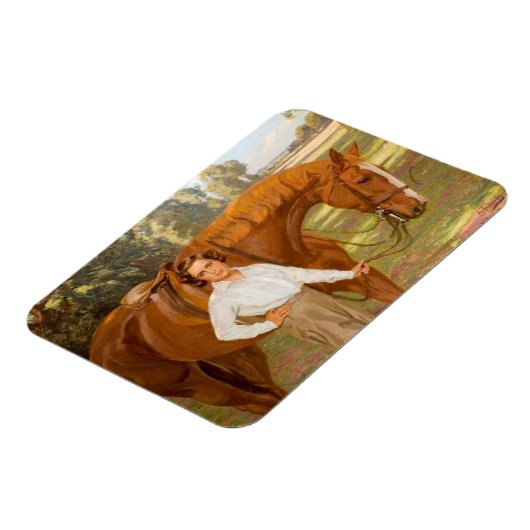 Jasmine the Horse (by Algernon Talmage) マグネット (左側)
