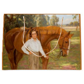 Jasmine the Horse (by Algernon Talmage) ラージペーパーバッグ (正面)