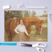 Jasmine the Horse (by Algernon Talmage) 薄葉紙 (クラフト)