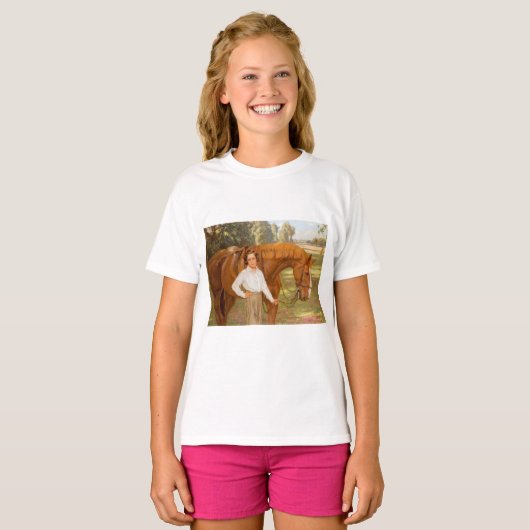 Jasmine the Horse (by Algernon Talmage) Tシャツ (正面フル)