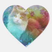 Jasmine the Kitty ハートシール (正面)