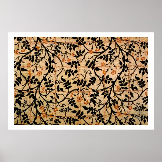 Jasmine trail curtain design, 1868-70 (printed cot ポスター (正面)