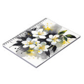 Jasmine - Watercolor flowers ノートブック (左側)