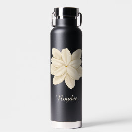 Jasmine White Flower Elegant Name ウォーターボトル