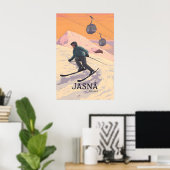Jasna Ski Resort Slovakia Travel Poster ポスター (ホームオフィス)