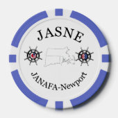 JASNE-JANAFAチャレンジコイントランプのポーカーチップ ポーカーチップ (正面)
