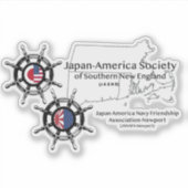 JASNE-JANAFA – ロゴマップ – フルネーム シール (正面)