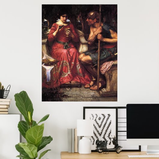 Jason and Medea by John William Waterhouse - 1907 ポスター (ホームオフィス)