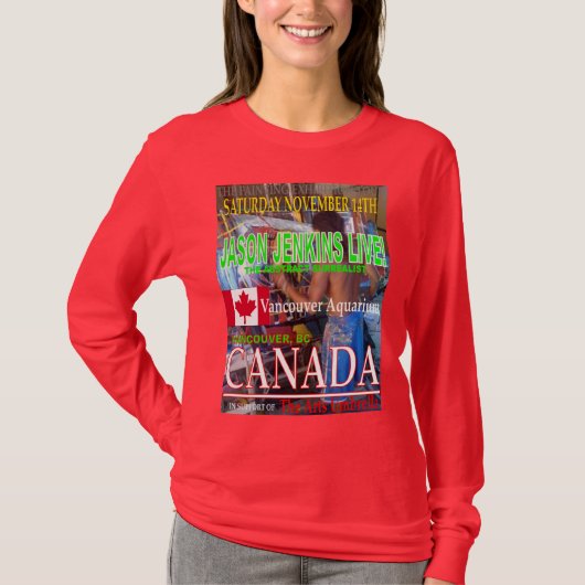 JASON JENKINS カナダライブ Tシャツ (正面)