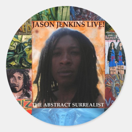 JASON JENKINS LIVE! ラウンドシール (正面)