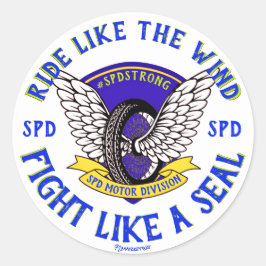 JASON SEALES SLIDELL POLICE SPD MOTORBIKE祈りの言葉 ラウンドシール