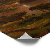 Jasper Francis Cropsey – 夏，オンタリオ湖 ポスター (角)