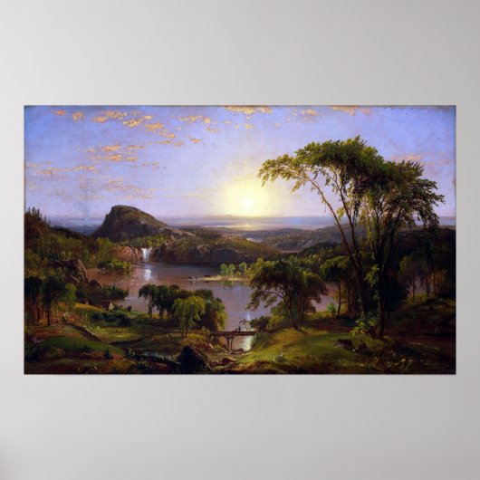 Jasper Francis Cropsey Summer, Lake Ontario ポスター (正面)