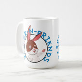 Jasper-n-Friendsロゴマグ コーヒーマグカップ (正面左)