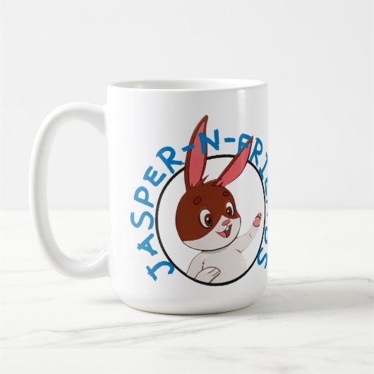 Jasper-n-Friendsロゴマグ コーヒーマグカップ (左)