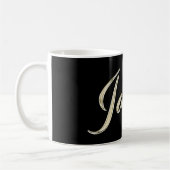 Jasper Name whitegold Tasse Teetasse Kaffeetasse コーヒーマグカップ (左)
