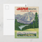 Jasper National Park ポストカード (正面/裏面)