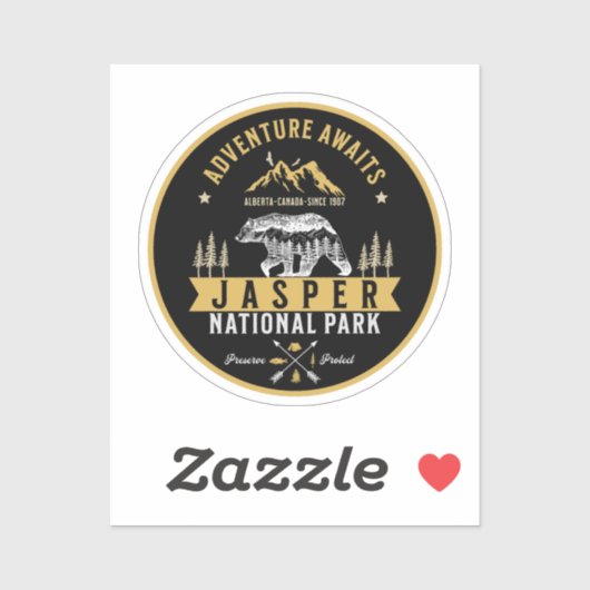 Jasper National Park Alberta Canada シール (シート)