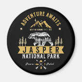 Jasper National Park Alberta Canada マグネット (正面)