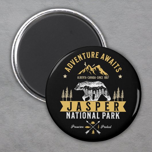 Jasper National Park Alberta Canada マグネット