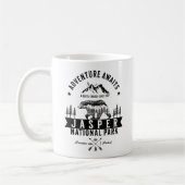 Jasper National Park Alberta Canada Funny コーヒーマグカップ (左)