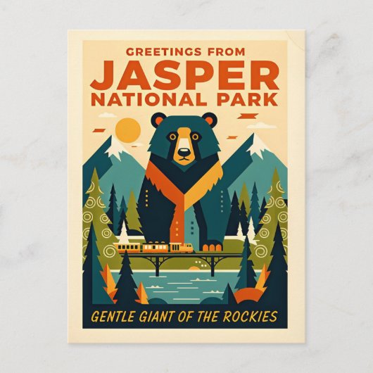 Jasper National Park Canada ポストカード (正面)