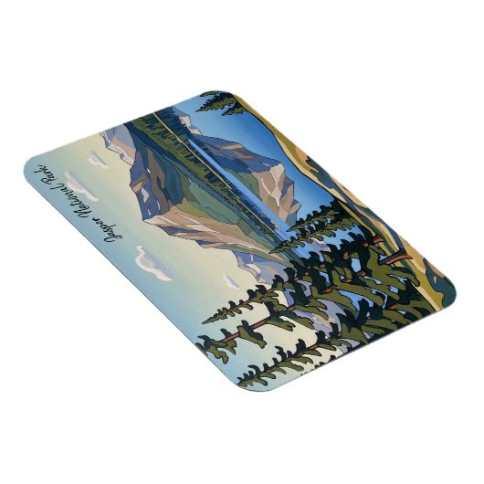 Jasper National Park Canada マグネット (右側)