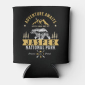 Jasper National Park Canada -Souvenir 缶クーラー (正面)
