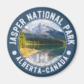 Jasper National Park, Canadian Rockies マグネット (正面)