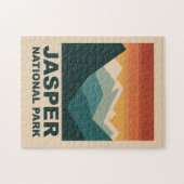 Jasper National Park Minimalist Outdoor Design ジグソーパズル (横)