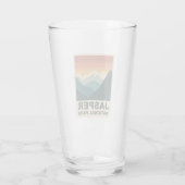 Jasper National Park Minimalist Outdoor Design タンブラーグラス (裏面)